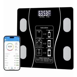 Smart Scale for Body Weight, Body Fat, BMI & Muscle Mass Analyzer,400Lb Capacity
